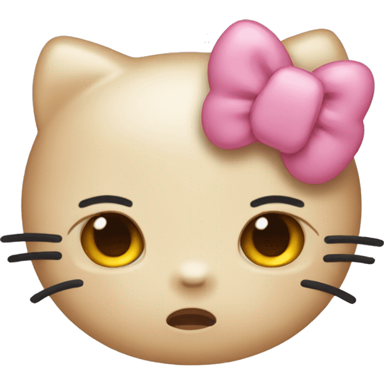 hello kitty crying emoji