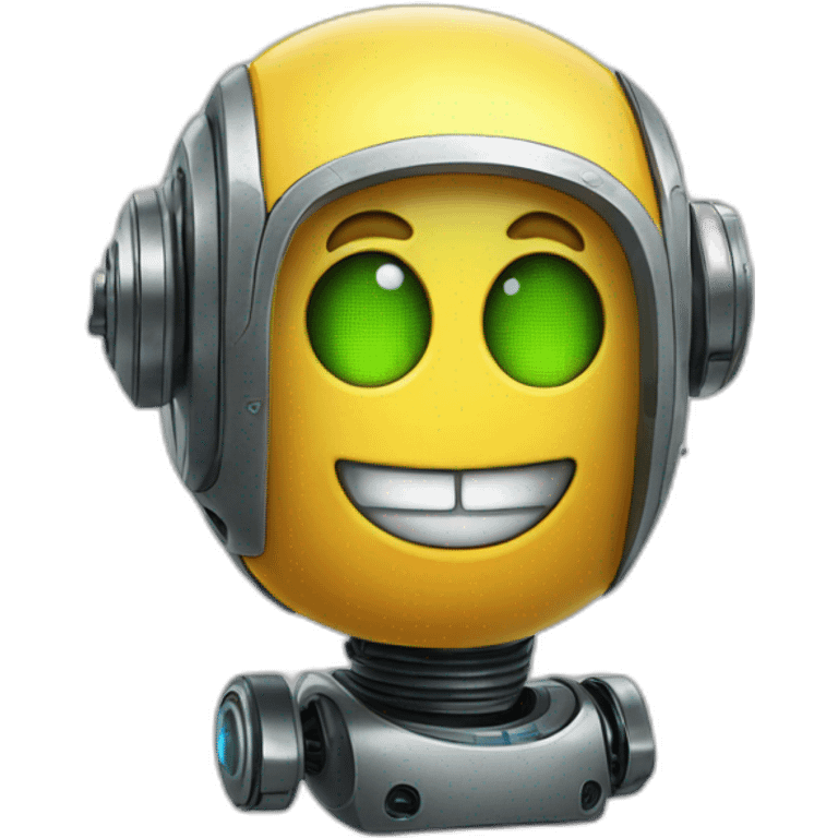 Roboter smile apple emoji