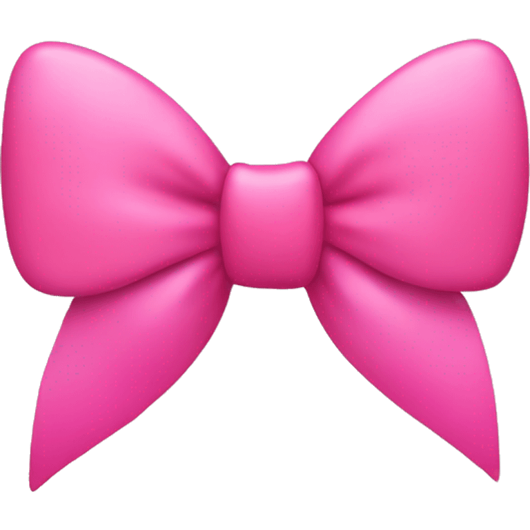 Bow with a pink heart emoji