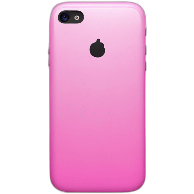 Pink smartphone emoji