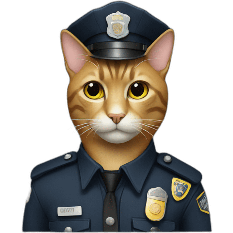 cat cop emoji