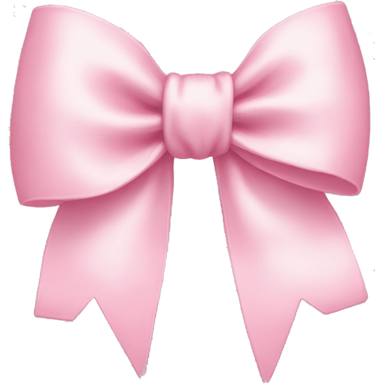 light pink bow emoji