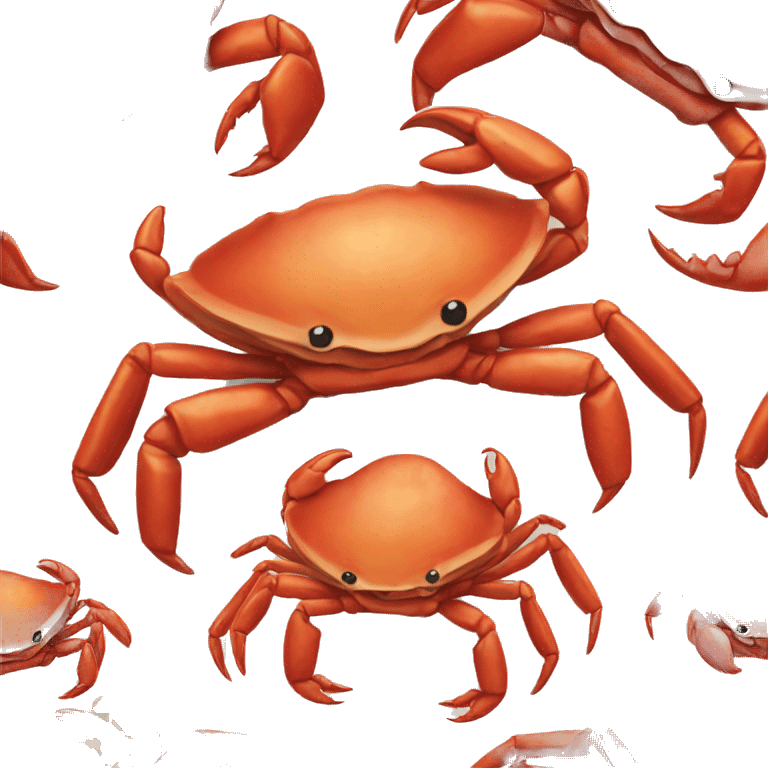 Pretty crab emoji