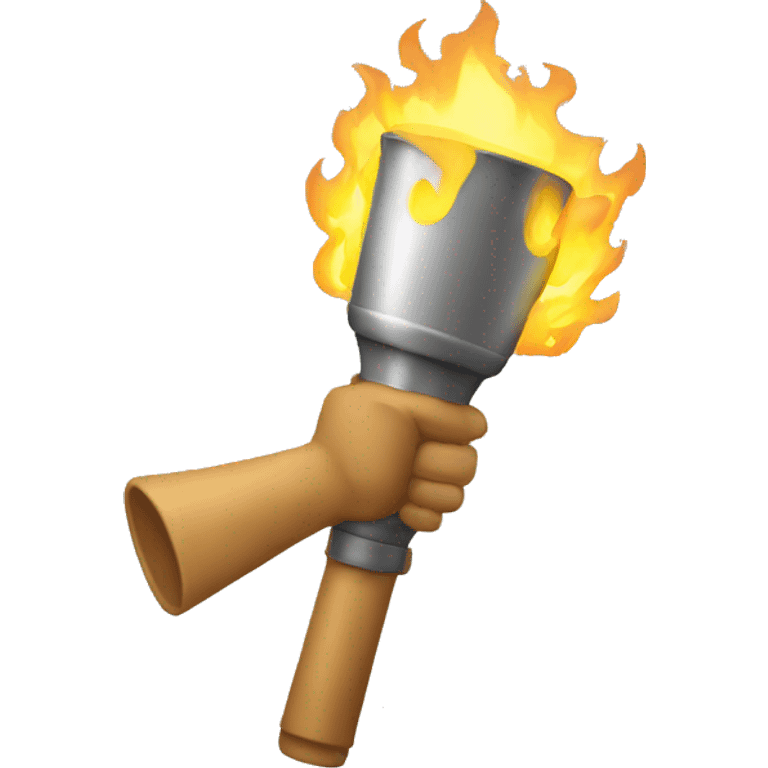 torch to torch emoji