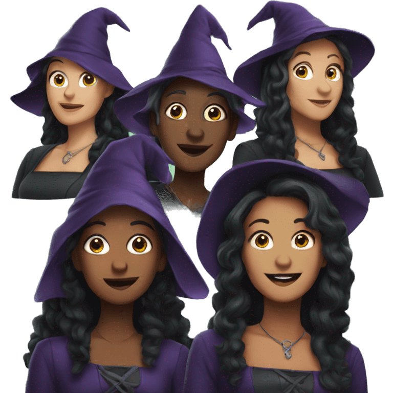 three witches enchanted TV series emoji