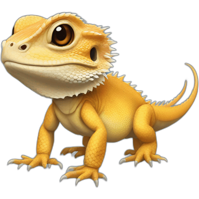 Bearded Dragon Full Body emoji