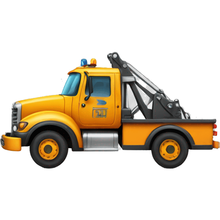 tow truck with loading space  emoji