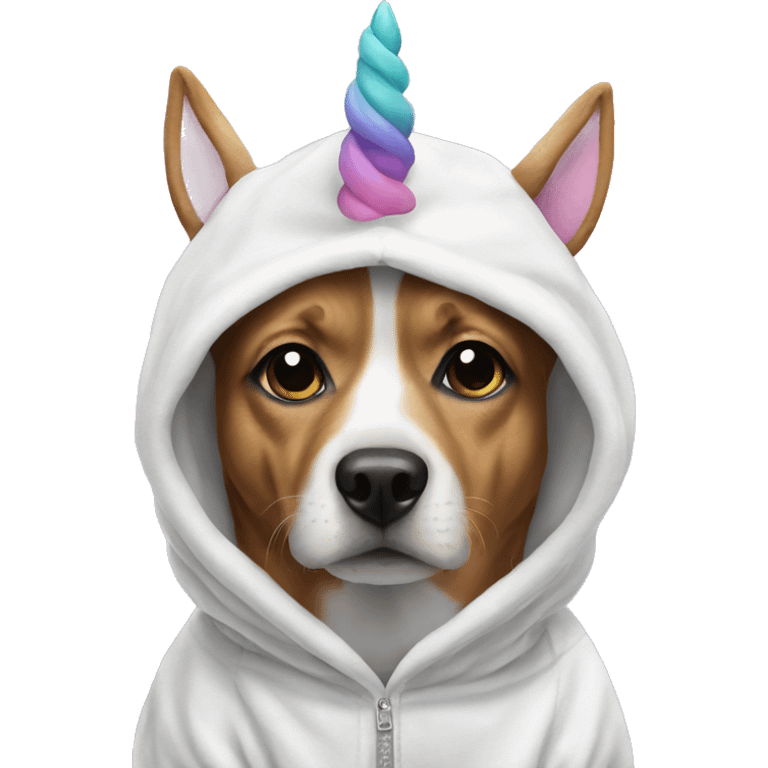 dog in unicorn onesie  emoji