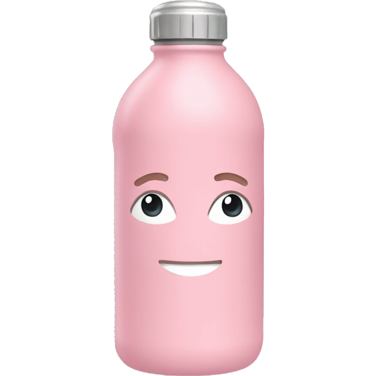 Light pink water bottle emoji