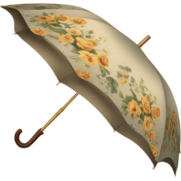 vintage umbrella emoji