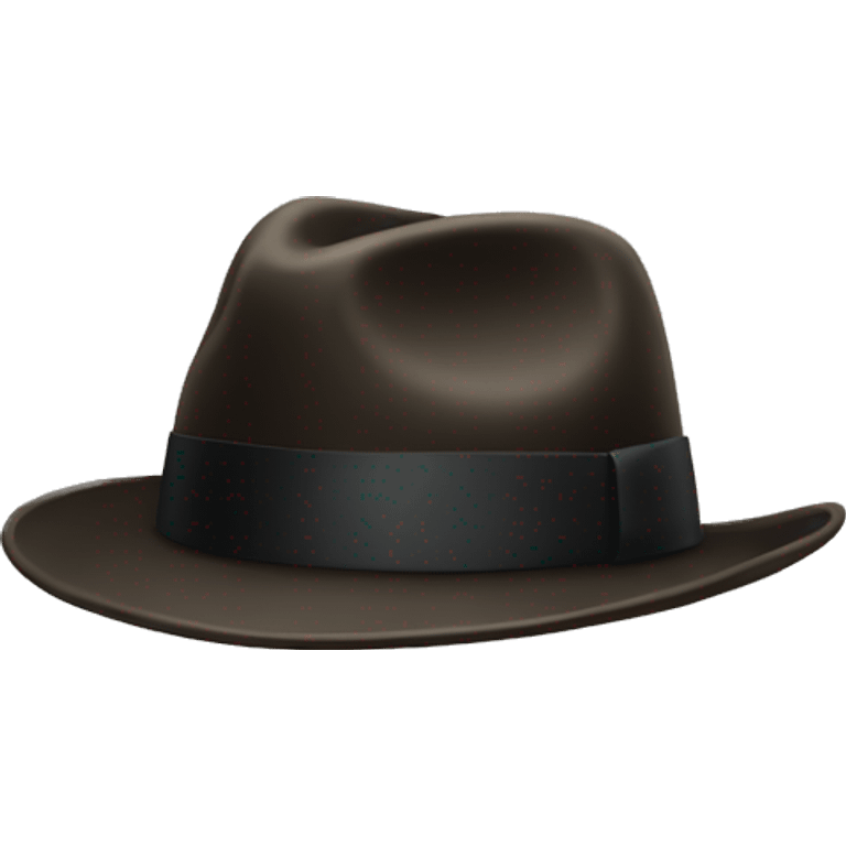 Black fedora emoji