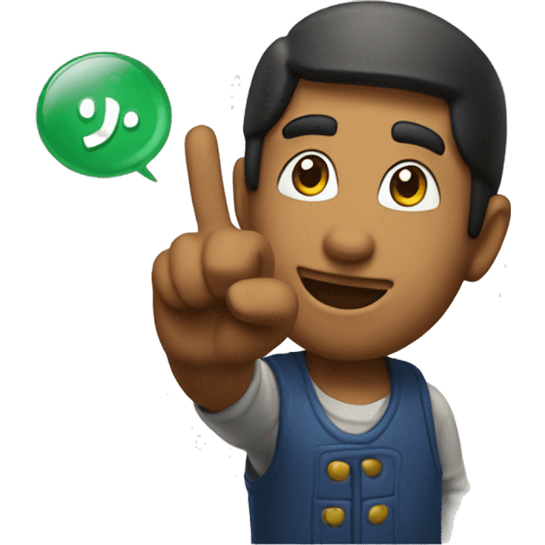 nintendo raising fingers  emoji