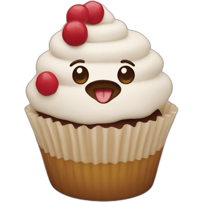 Chat-dans-cupcake emoji