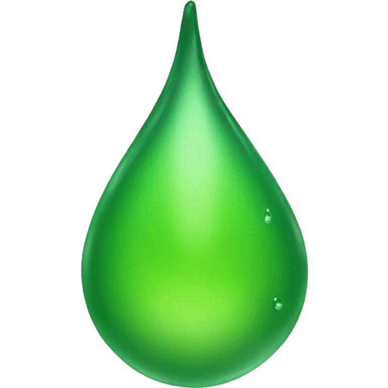 green drop emoji