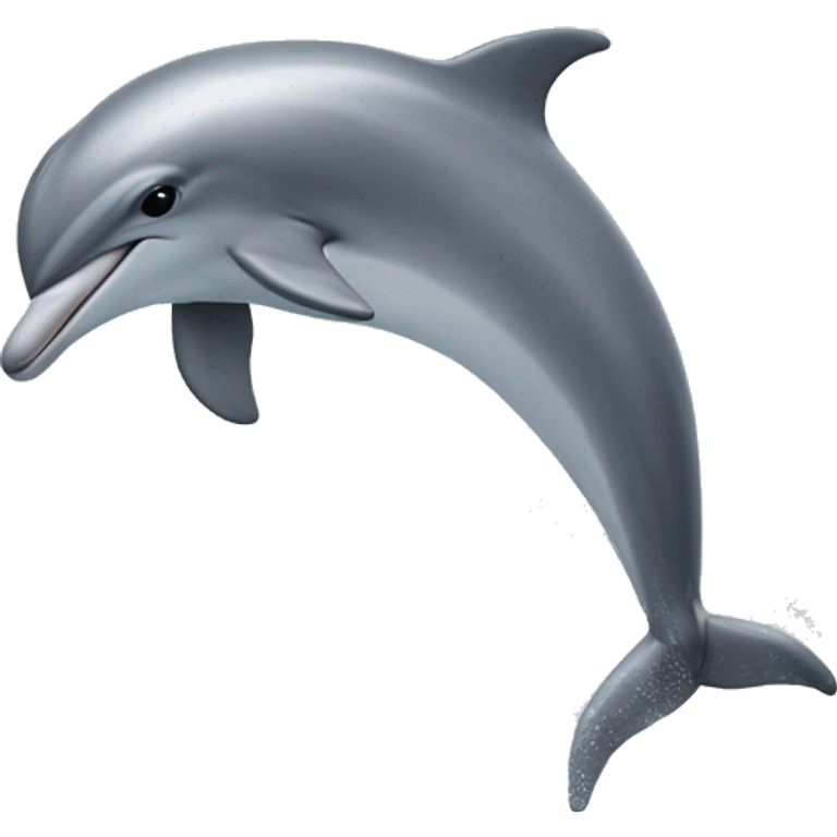 Dolphin jumping out of the ocean emoji