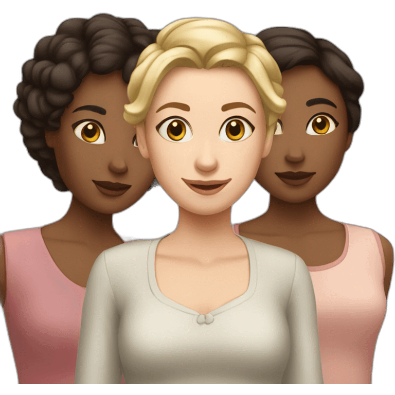 Louisa, Franny, and Helen emoji