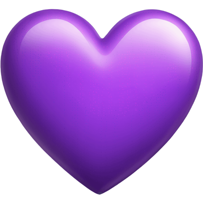 Shiny violet heart  emoji