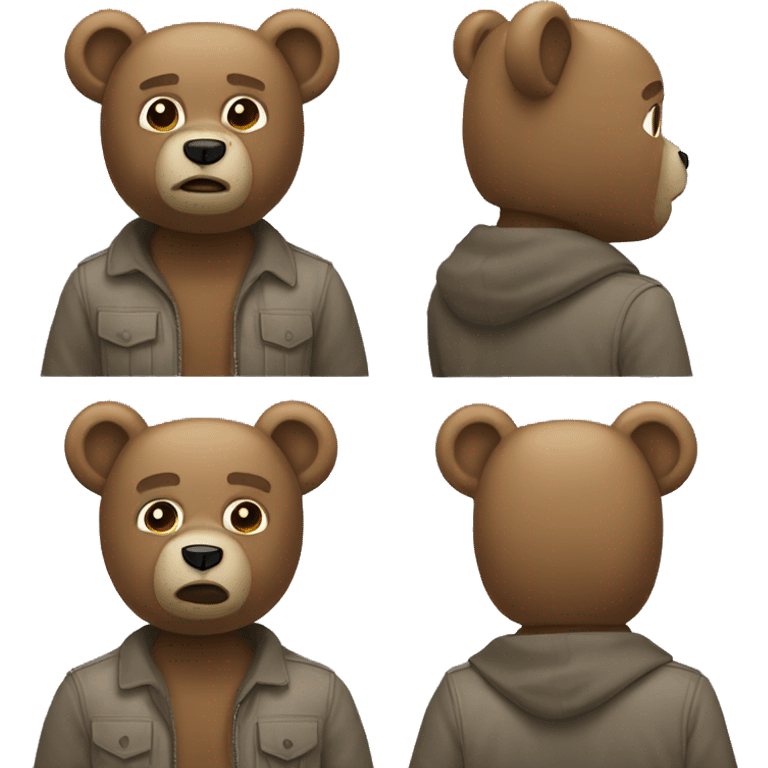 Kanye west bear emoji