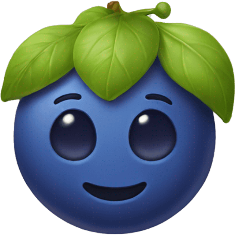 Blueberry matcha emoji