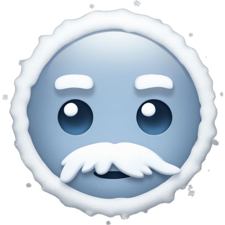 christmas snowy button, game icon, no backround emoji