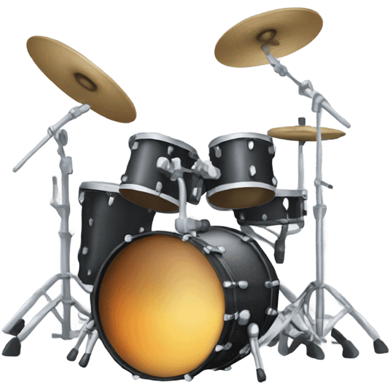 Rock stage drum kit emoji