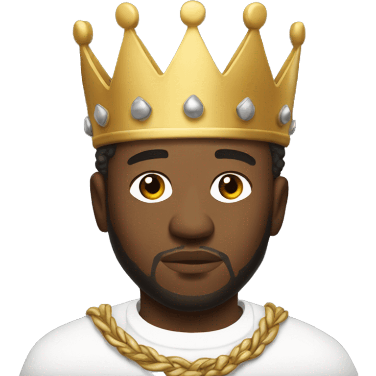 kendrick lamar with a king crown emoji