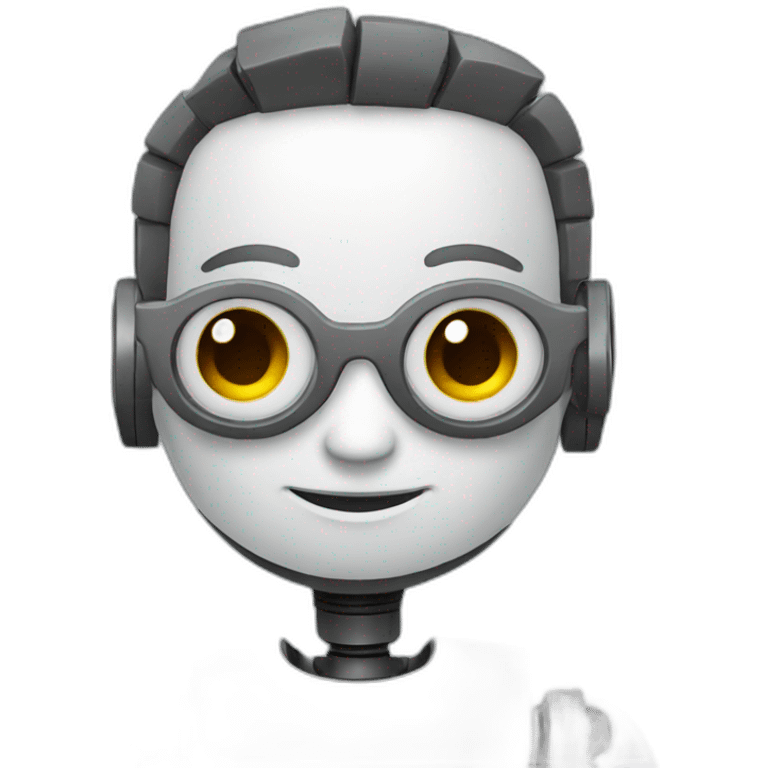 robot as a teacher emoji