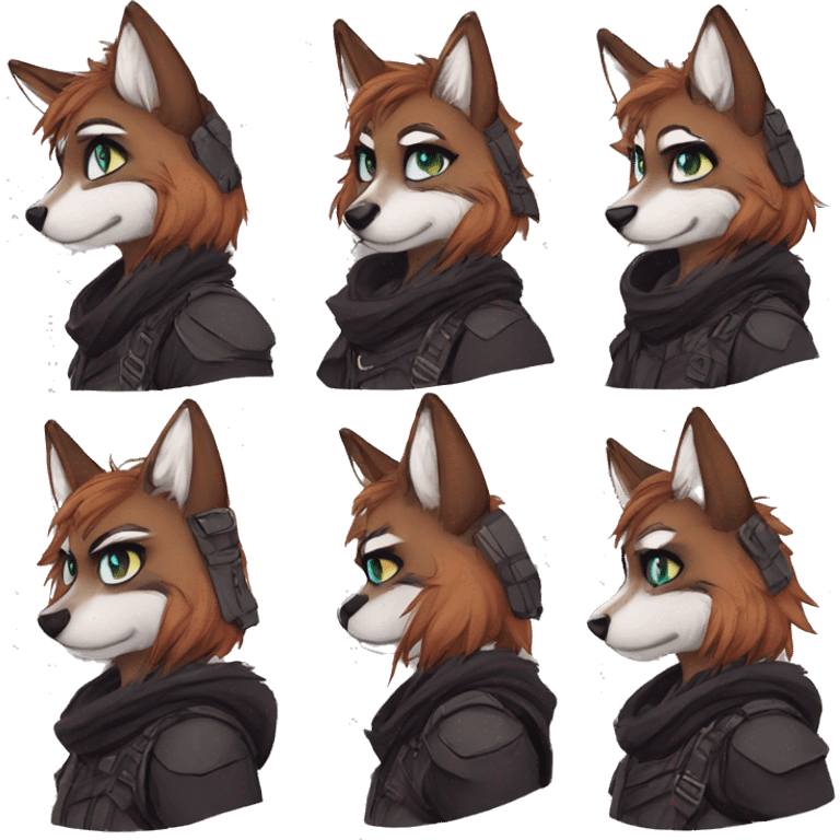 Edgy anthro furry by Falvie, griffsnuff, LiLaiRa emoji