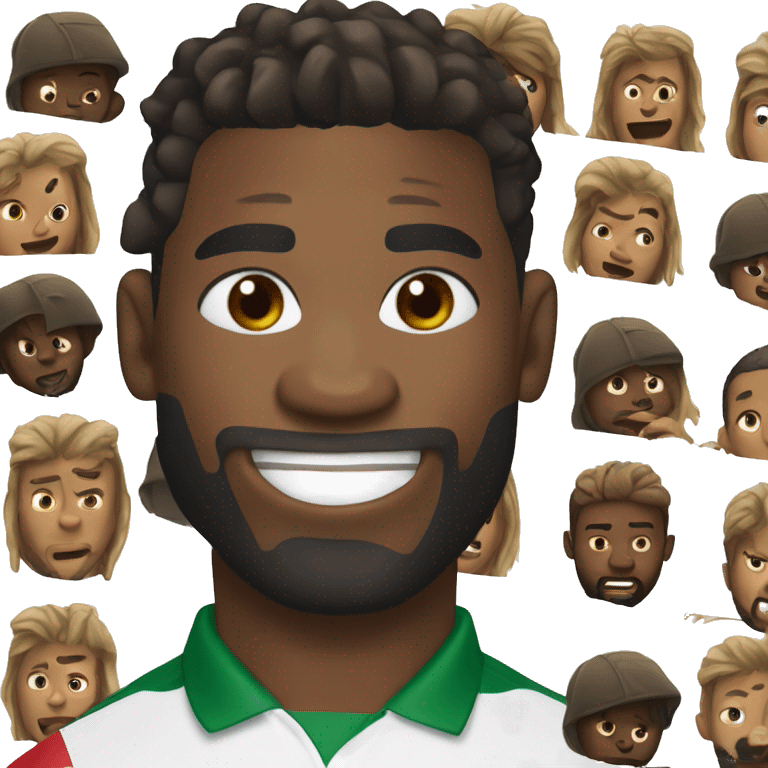 Siya Kolisi playing Rugby  emoji