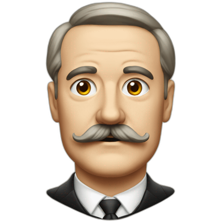 German president 1940 with mustach emoji