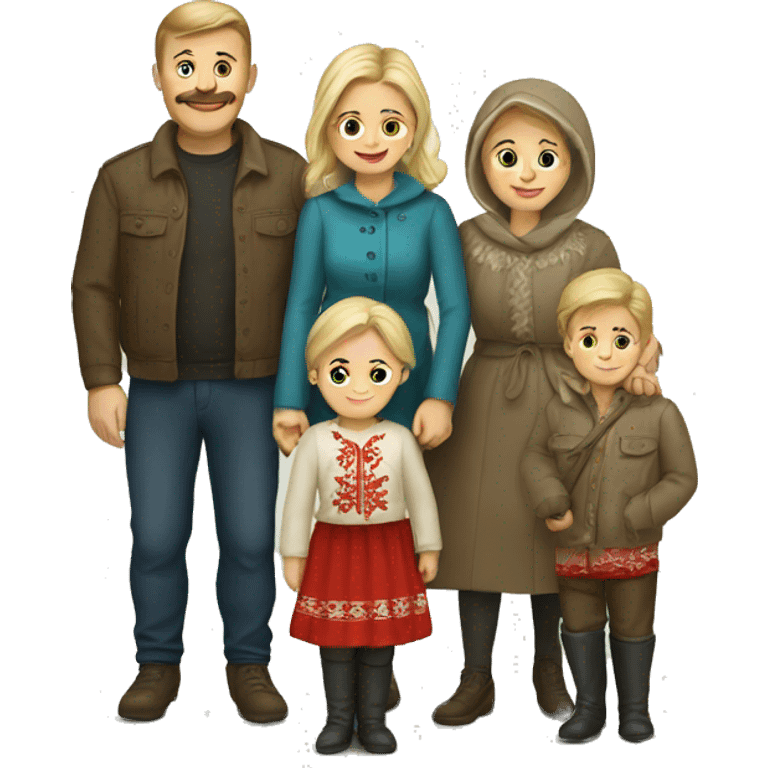 russian family emoji