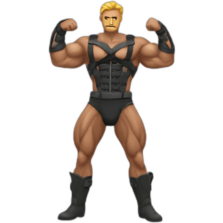 Muscle harness gemini emoji