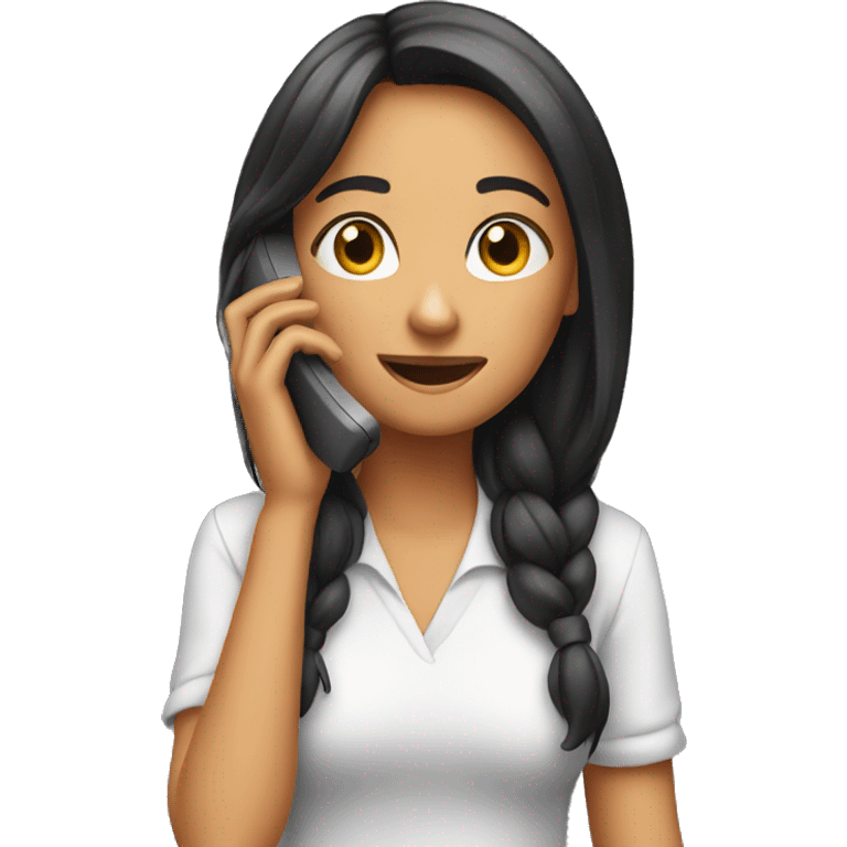 girl on the phone emoji