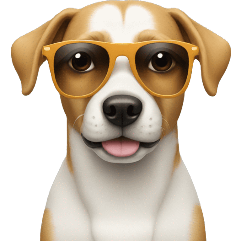 dog with a sunglasses  emoji