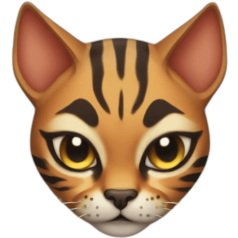 bengal cat demon emoji