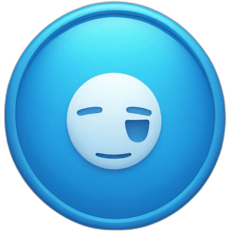 Blue Verification badge emoji