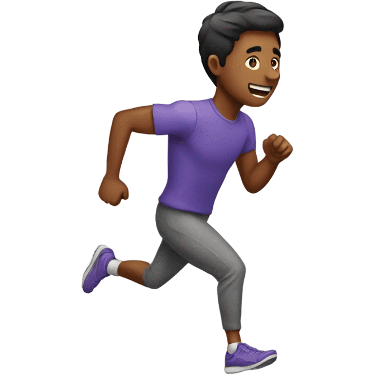 guy running emoji