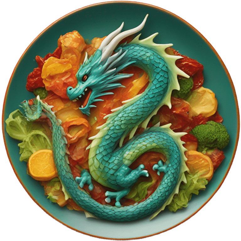 I eat dragon emoji