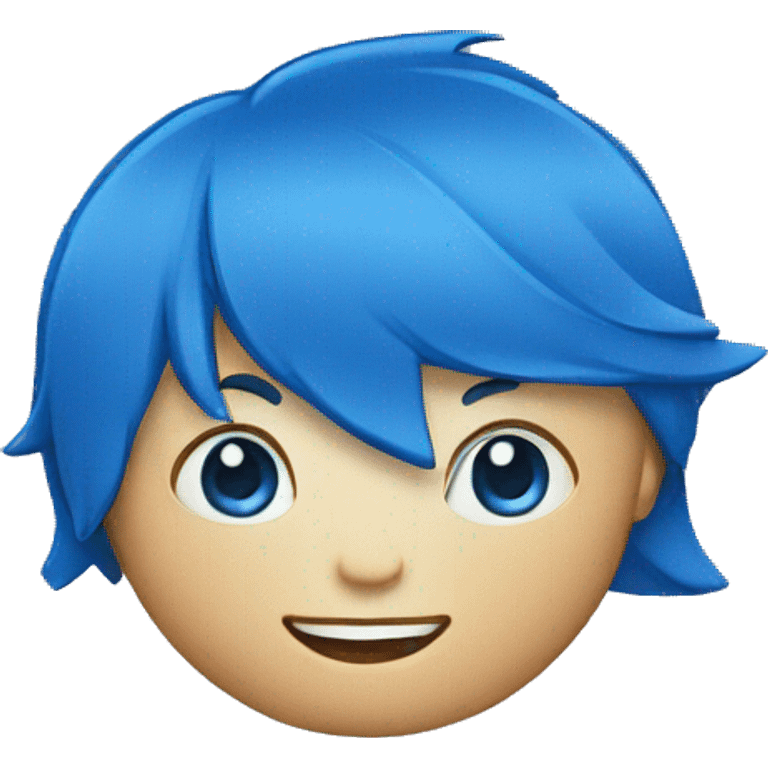 blue chart emoji