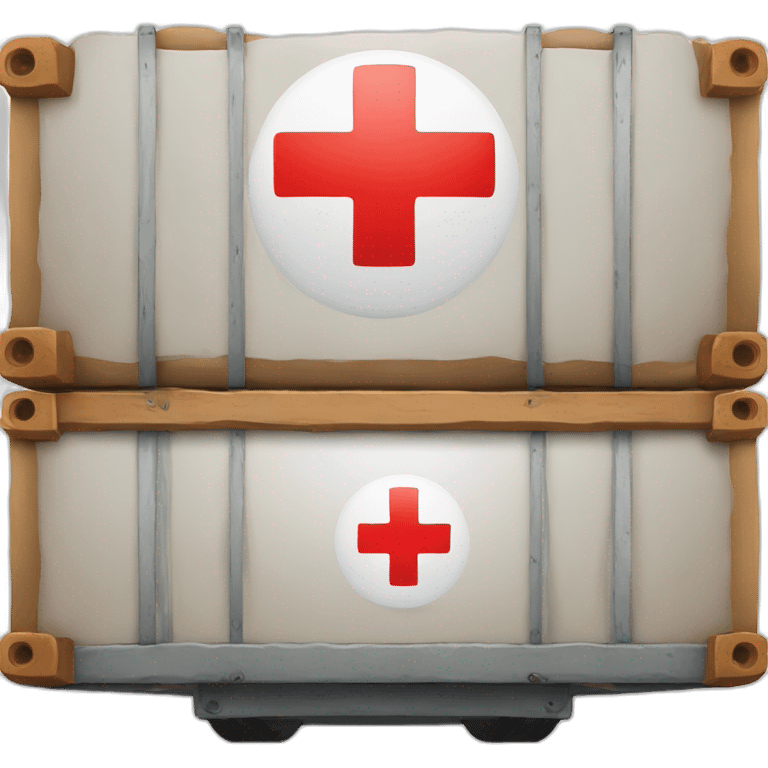 Red cross logistics logo emoji