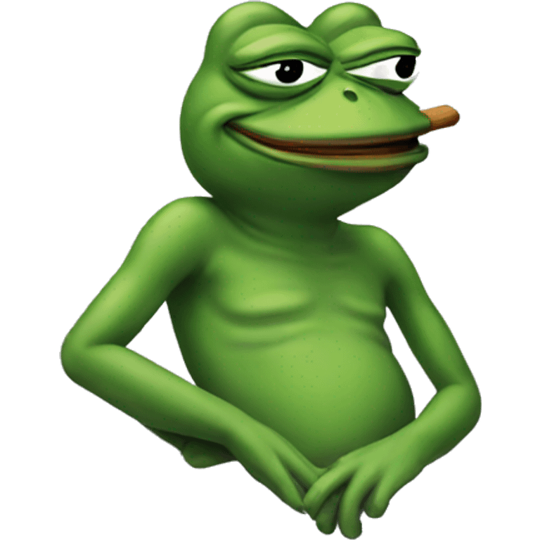 pepe the frog smoke emoji