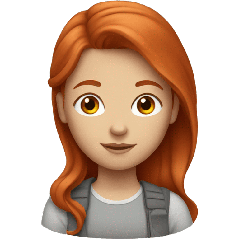 Redheaded girl emoji