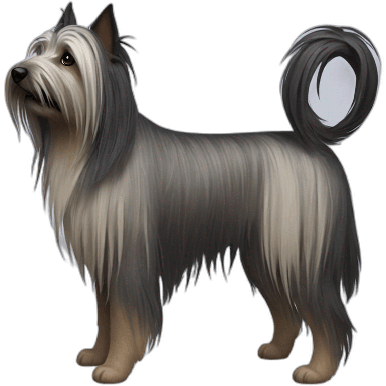 witchy Skye Terrier really long hair pollux emoji