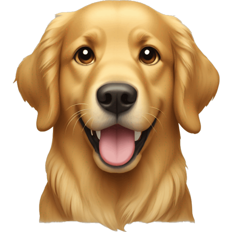 golden retriever face emoji