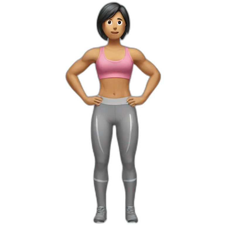 zinc muscle female emoji