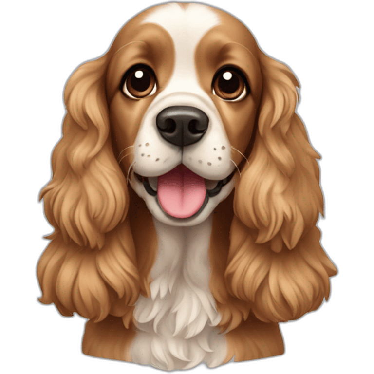 cute cocker spaniel  emoji