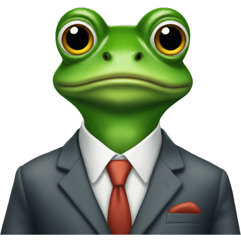 frog in a suit emoji