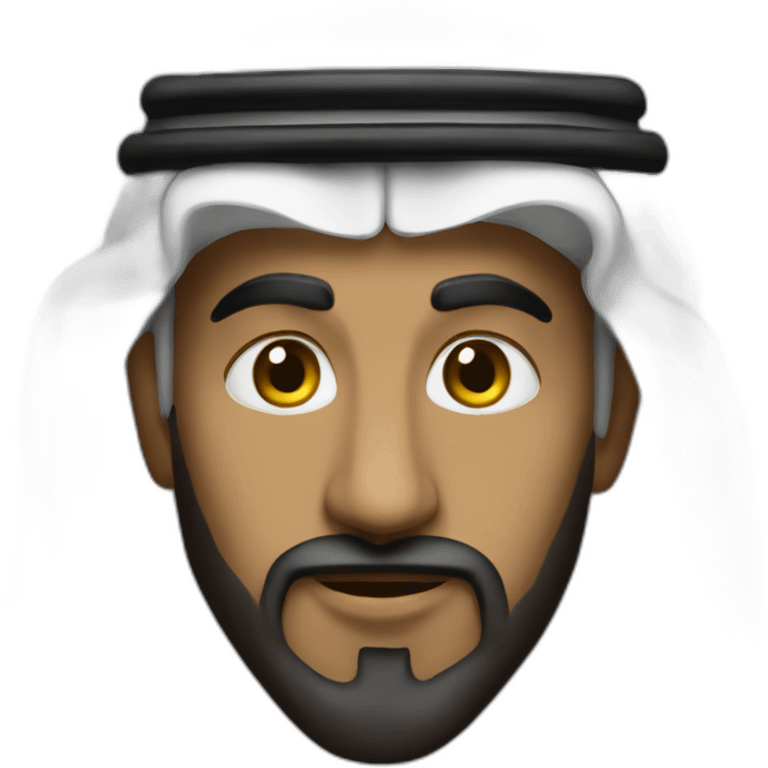 Rich sheikh dollars emoji