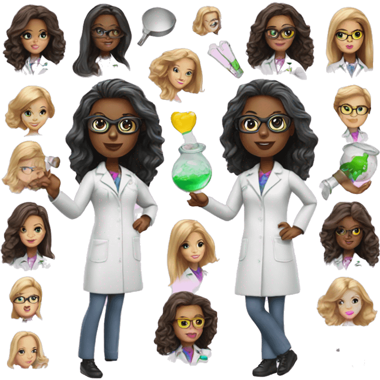 Barbie Scientist emoji