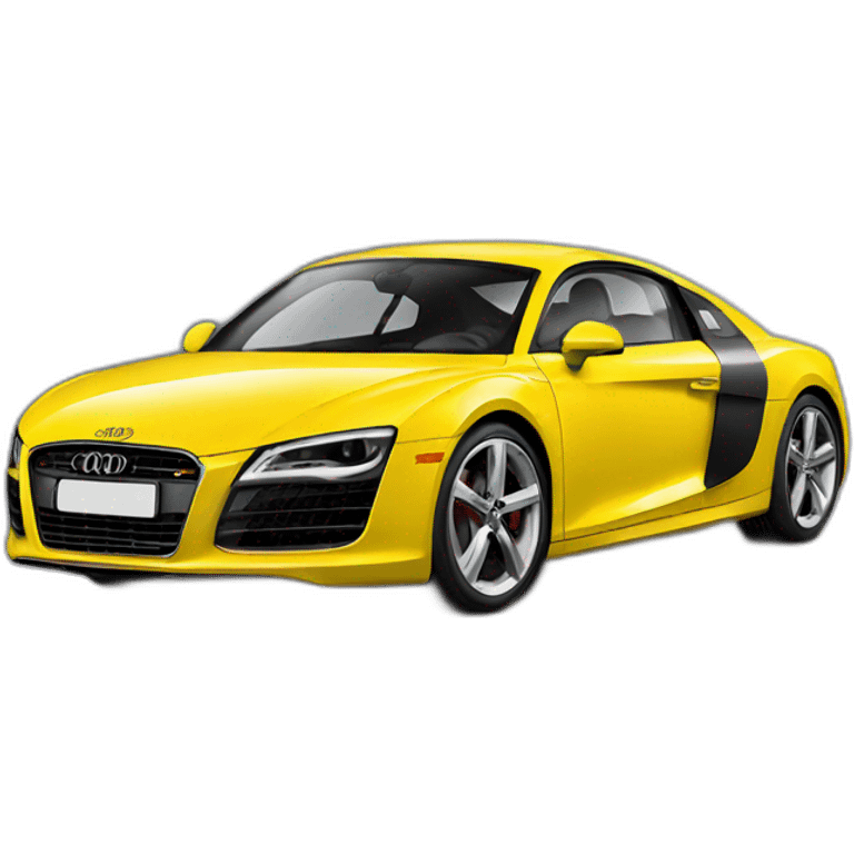 Yellow-audi emoji